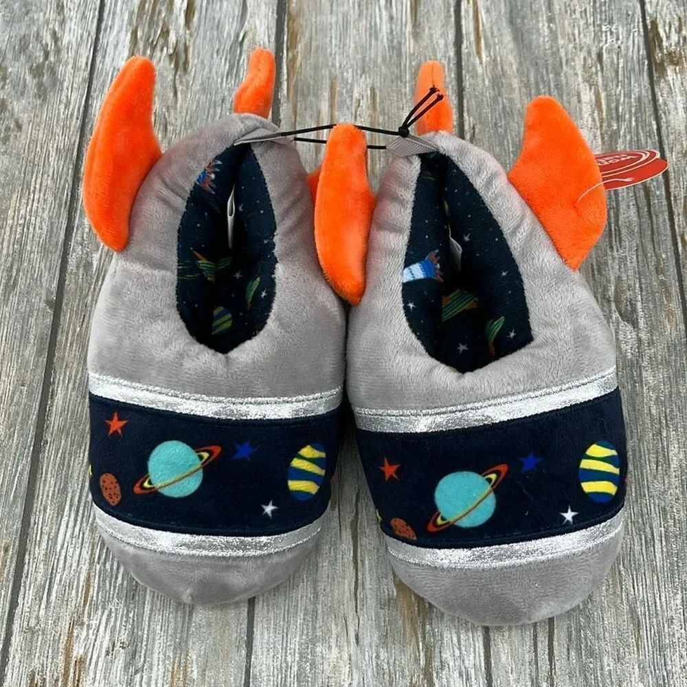 Toddler Baby Boys Comfy Cozy Slippers Shoes 2-Pack Size 7/8